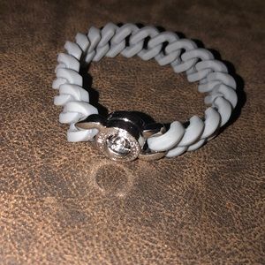 Rustic cuff lock bracelet